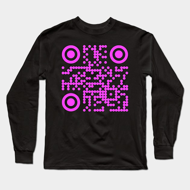 QR Frenzy Long Sleeve T-Shirt by Dealers Choice Brand